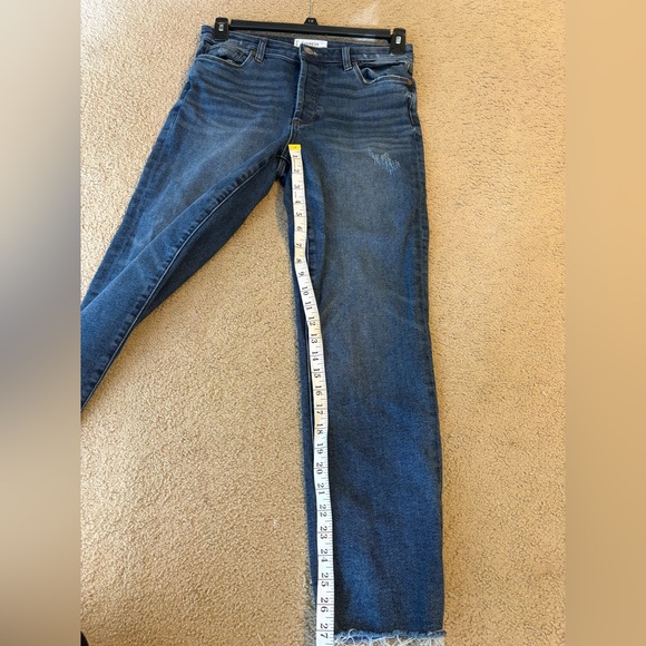 Evereve The Ever Straight Jeans Women’s 28 High Rise Dark Wash Straight Leg - Picture 5 of 6